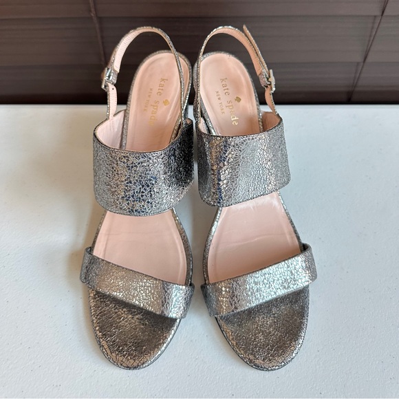 Kate Spade Irvine Metalic Leather Slingback Sandal - Picture 12 of 16